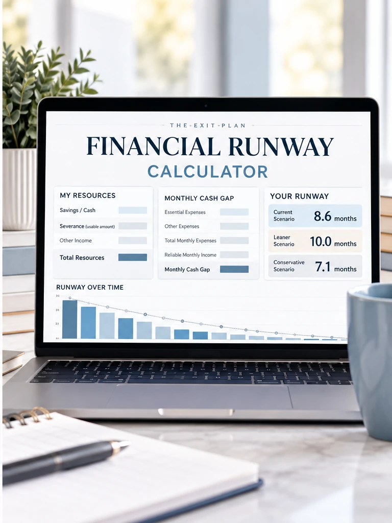 Financial Runway Calculator from The Exit Plan